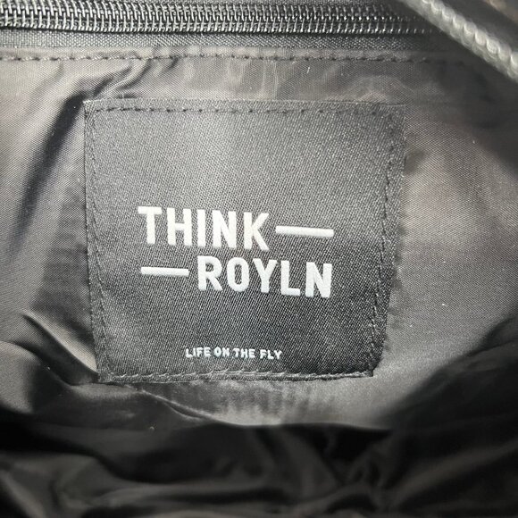 Think Royln Black & Red Large Classic Tote | Inner Pockets - Picture 9 of 11